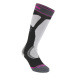 Ponožky Bridgedale Ski Easy On Women's black / light grey/035