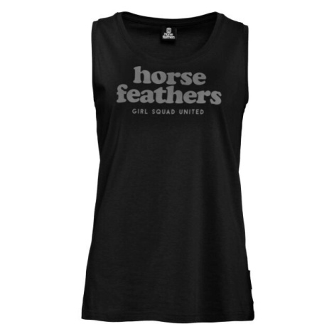 Horsefeathers ALLISON TANK TOP Dámske tielko, čierna, veľkosť