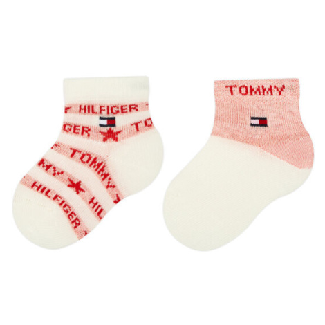 Tommy Hilfiger Súprava 2 párov vysokých detských ponožiek 701222672 Farebná
