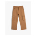 Koton Basic Cargo Sweatpants Flap Pocket Detail Tie Waist