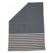 DAVID FUSSENEGGER - DF MARE KIDS Detská deka Honeycomb with Stripes Grey 70 x 90 cm