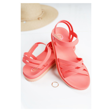 Ružové gumené sandále Abracar Calma Zaxy