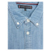 Tommy Hilfiger džínsová košeľa KB0KB08228 Modrá Regular Fit