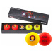 Volvik Vivid Marvel 2.0 4 Pack Golf Balls Iron Man Plus Ball Marker Red/Yellow
