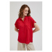 Women's shirt with pocket MOODO - red