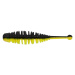 Berkley gumová nástraha powerbait naiad black sunshine yellow - 5 cm 10 ks