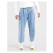 Levi's® Stay Loose Pleated Crop Jeans Modrá