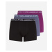 Spodná Bielizeň Karl Lagerfeld Logo Trunk Multiband 3-Pack Black/Blue/Purple