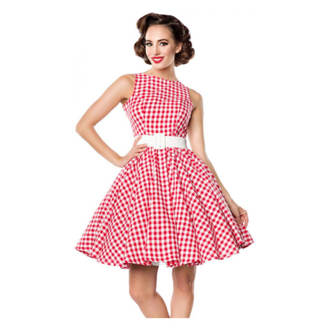 Áčkové šaty s kockovanou potlačou