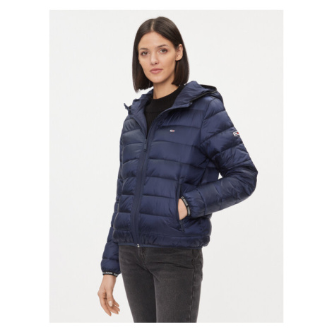 Tommy Jeans Vatovaná bunda Quilted DW0DW09350 Tmavomodrá Regular Fit Tommy Hilfiger