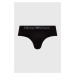 Slipy Emporio Armani Underwear 2-pak pánske, čierna farba
