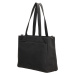 Beagles dámska taška shoperka Malaga s dekoratívnym popruhom - čierna - 7,6 L