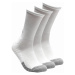 Ponožky UNDER ARMOUR Heatgear Crew White 3PK - tri páry v balení Biela