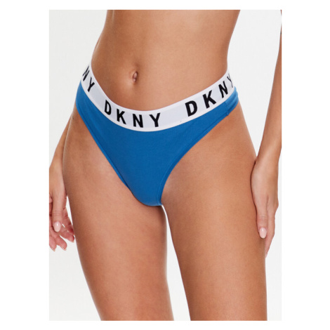 DKNY Stringové nohavičky DK4529 Modrá