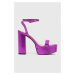 Sandále Aldo Matylda fialová farba