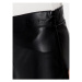 DKNY Nohavice z imitácie kože P2HKTO61 Čierna Slim Fit