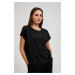 Women's blouse with rhinestones MOODO - black