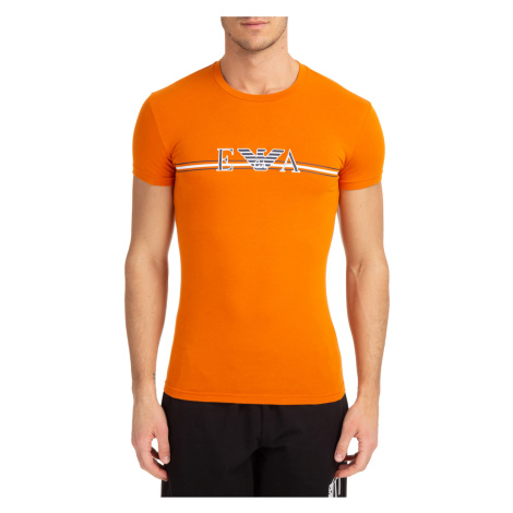 Pánske tričko krátky rukáv - 111035 2R523 00163 - Emporio Armani oranžová
