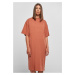 Women's Organic Long Oversized Terracotta T-Shirt