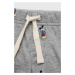 Detské bavlnené šortky GAP x Disney šedá farba, vzorované, nastaviteľný pás