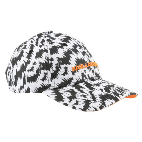 Šiltovka Karl Lagerfeld K/Zebra Cap Black/White