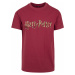 Pánske tričko MERCHCODE Harry Potter Logo Tee Farba: burgundy