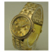 Dámske hodinky Diamond s vykladaným náramkom - zlaté