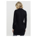 Dámske šaty URBAN CLASSICS Ladies Oversized Turtleneck Dress čierne