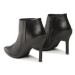 Calvin Klein Členková obuv Wrap Stiletto Ankle Boot 90Hh HW0HW01600 Čierna