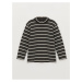 LC Waikiki Turtleneck Long Sleeve Striped Baby Boy T-Shirt