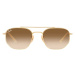 Ray-Ban Slnečné okuliare '0RB3707 57 001/51'  svetlohnedá / zlatá