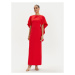 Lola Casademunt by Maite Večerné šaty MS2416003 Červená Regular Fit