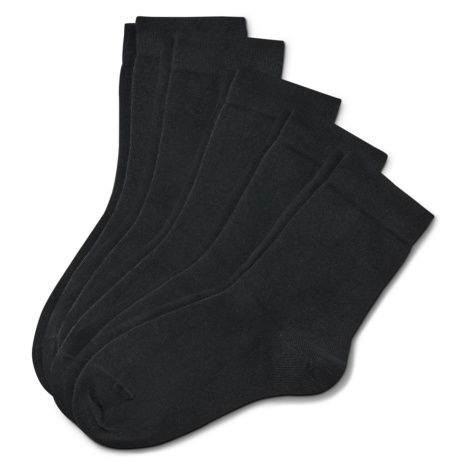 Ponožky, 5 párov, čierne Tchibo