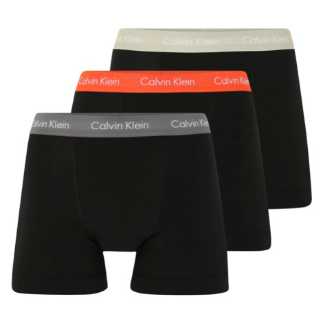Calvin Klein Underwear Boxerky  tmavosivá / kaki / oranžová / čierna