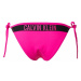 Calvin Klein Swimwear Bikinové nohavičky 'Cheeky String'  čierna / ružová