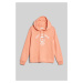 MIKINA GANT REG LOGO HOODIE PEACHY PINK