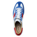 Botas Iconic Tricolor - Dámske kožené tenisky / botasky bielo- Dámskemodro- Dámskečervené, ručná