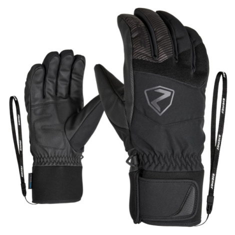 ZIENER-GINX AS(R) AW glove ski alpine Black Čierna 2021
