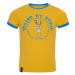 Boys' cotton T-shirt KILPI MERCY-JB yellow