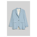 SAKO GANT REG STRETCH LINEN BLAZER DOVE BLUE