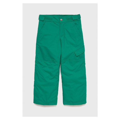 Detské nohavice Columbia zelená farba