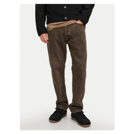 Jack&Jones Džínsy Chris 12246401 Hnedá Relaxed Fit Jack & Jones