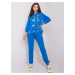 Dark blue tracksuit with trousers