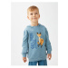 LC Waikiki Hooded Long Sleeve Printed Baby Boy Sweatshirt