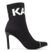 KARL LAGERFELD Členková obuv KL31361A Čierna