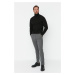 Trendyol Anthracite Men's Knitted Regular/Real Cut Trousers