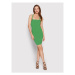 Guess Úpletové šaty Rashelle W2YK11 Z2XY0 Zelená Slim Fit