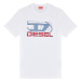 Tričko Diesel T-Diegor-K74 T-Shirt Bright White