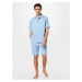 Polo Ralph Lauren Krátke pyžamo  pastelovo modrá