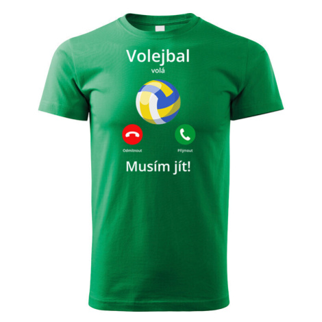 Detské tričko Volejbal volá Musím ísť!  - skvelý darček pre milovníkov volejbalu
